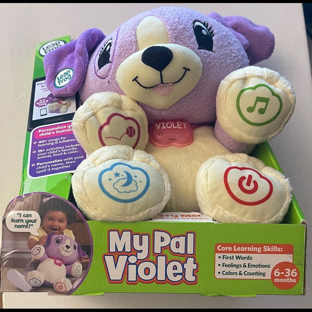 Leapfrog My Pal Violet Learning Stuffed animal